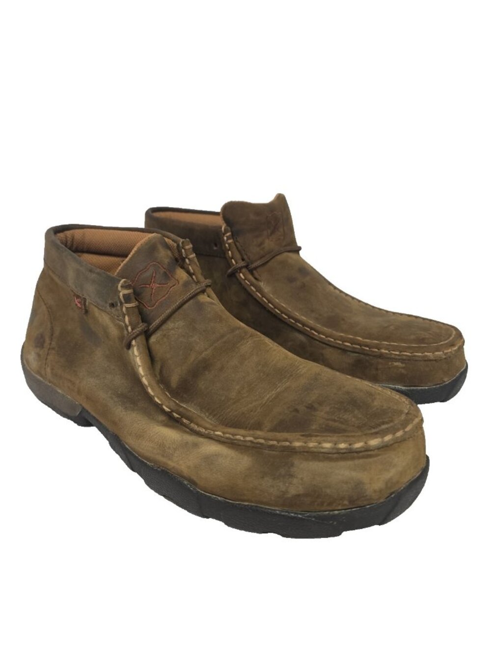 Twisted X Men's MDMST01 Steel Toe Work Chukka Driving Moc Brown Size 11W